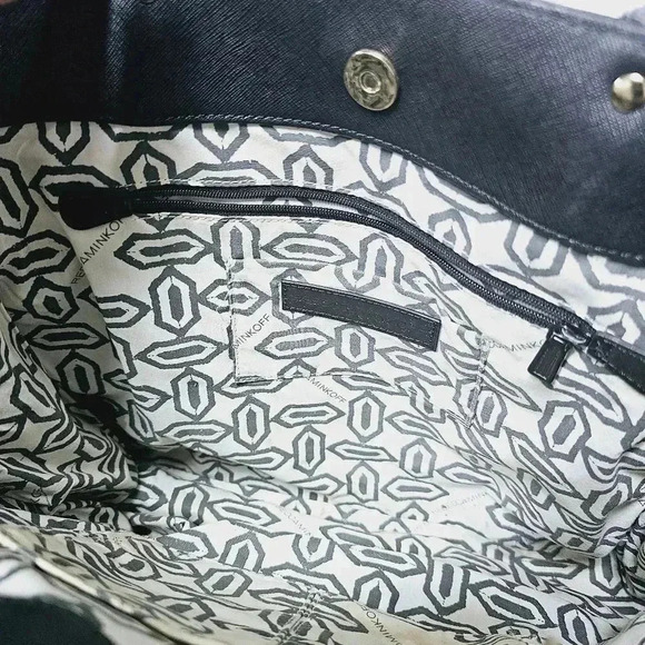 Rebecca Minkoff Saffino leather black tote bag - Picture 14 of 16